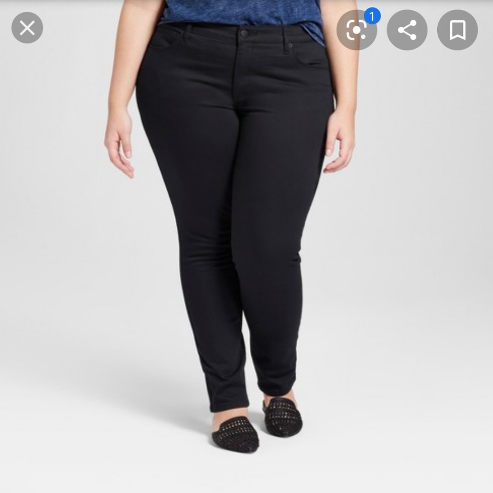 Universal Thread High Rise Skinny Jeans 16W Plus